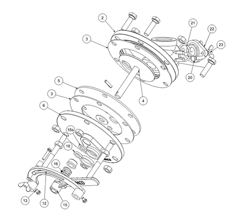 PIÈCES DÉTACHÉES DOSEUR FSV 1 1/4"